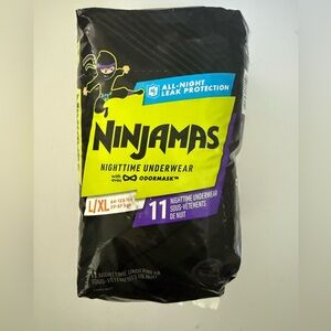 Pampers Ninjamas Nighttime Bedwetting Underwear Boys L/XL 11ct